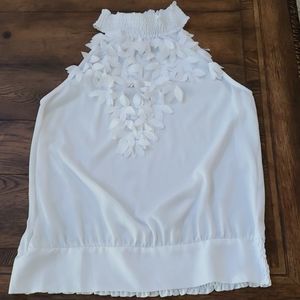 Dimri white tank top